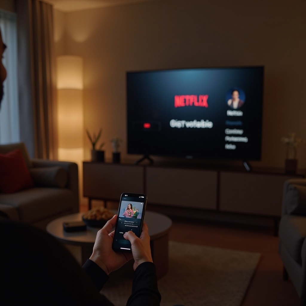 jak oglądać Netflix na smart TV z telefonu