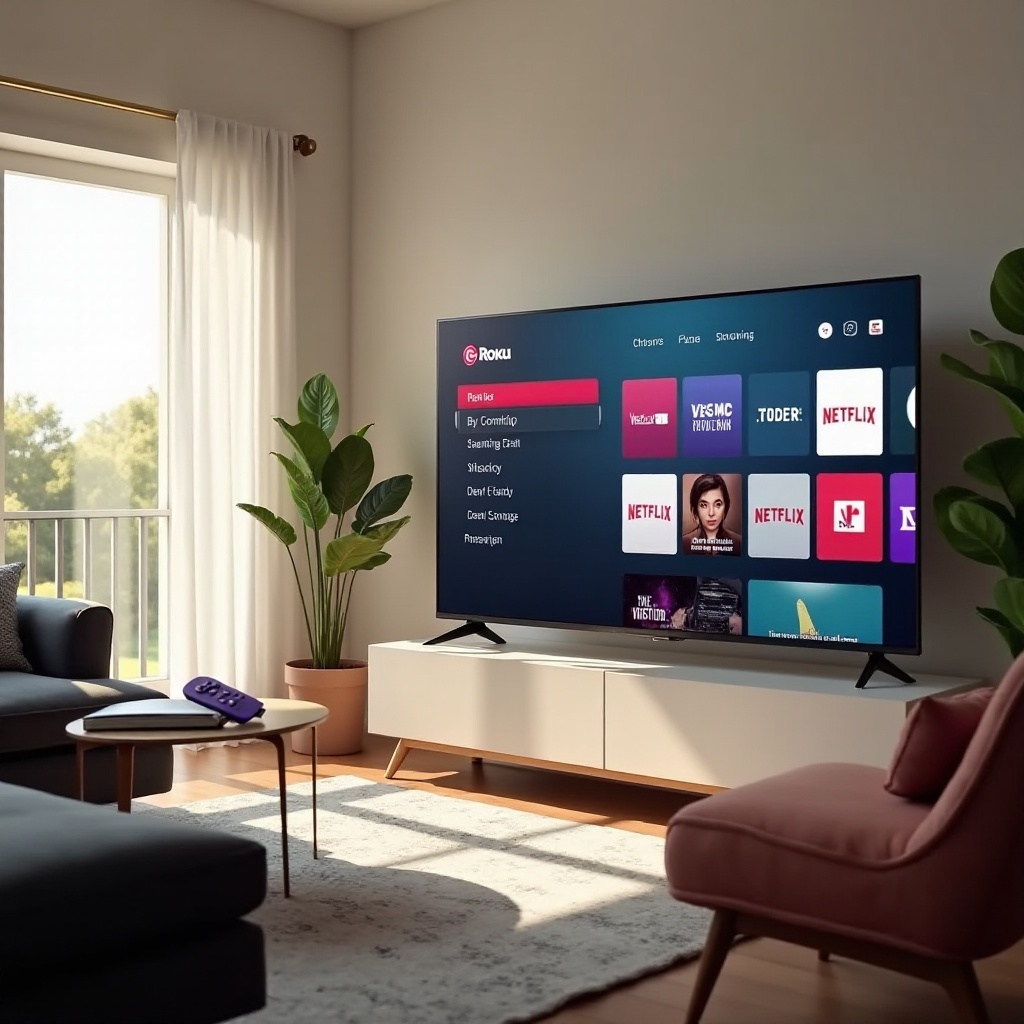jak oglądać roku na telewizorze LG Smart