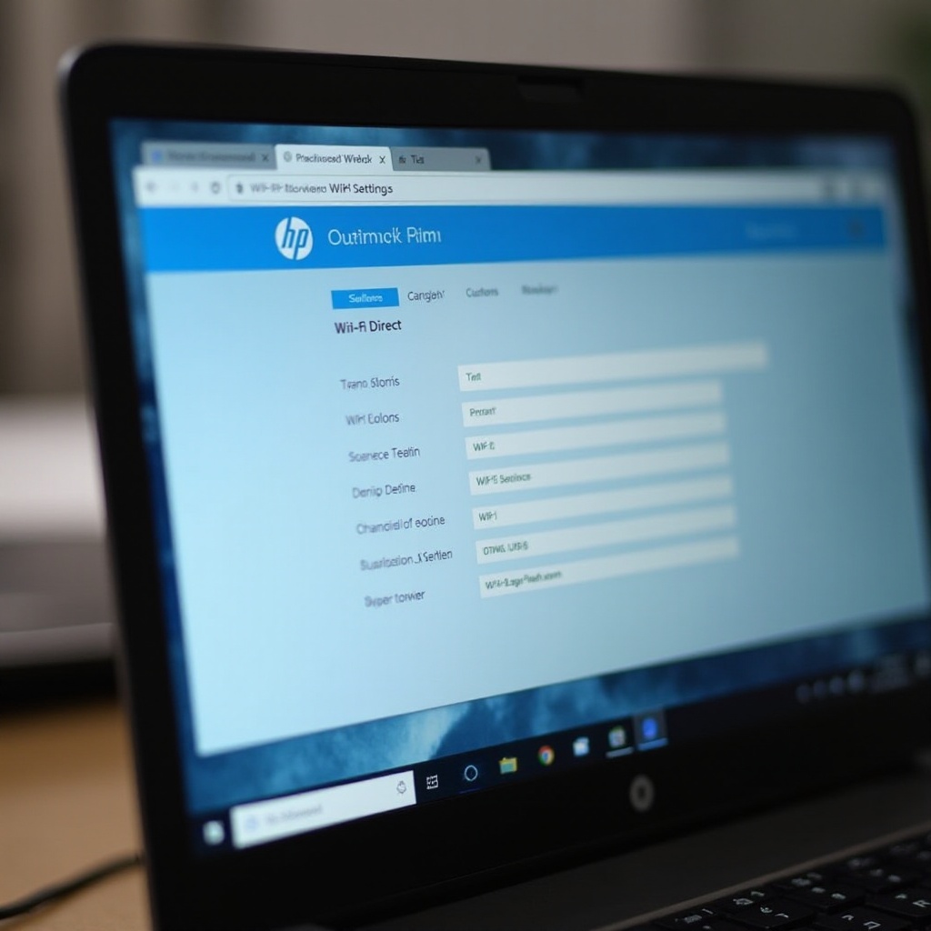 HP WiFi Direct podešavanje nije uspelo na laptopu Windows 10 PIN