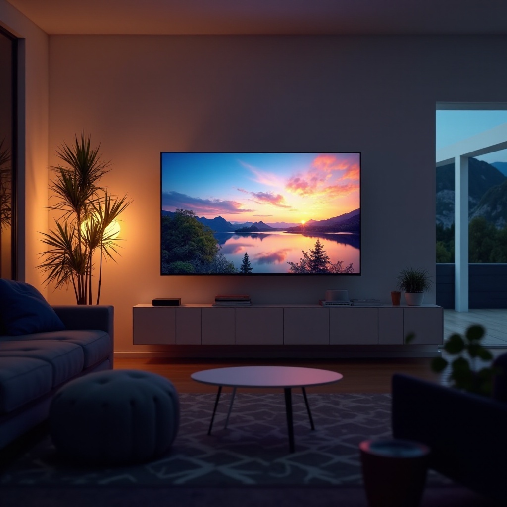 nastavení barev pro televizi Vizio