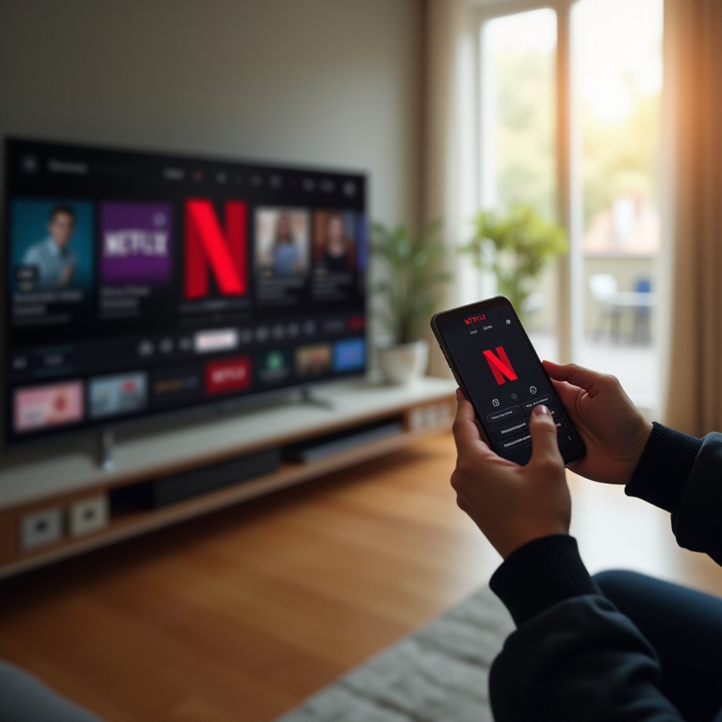 jak sledovat Netflix na chytré TV z telefonu