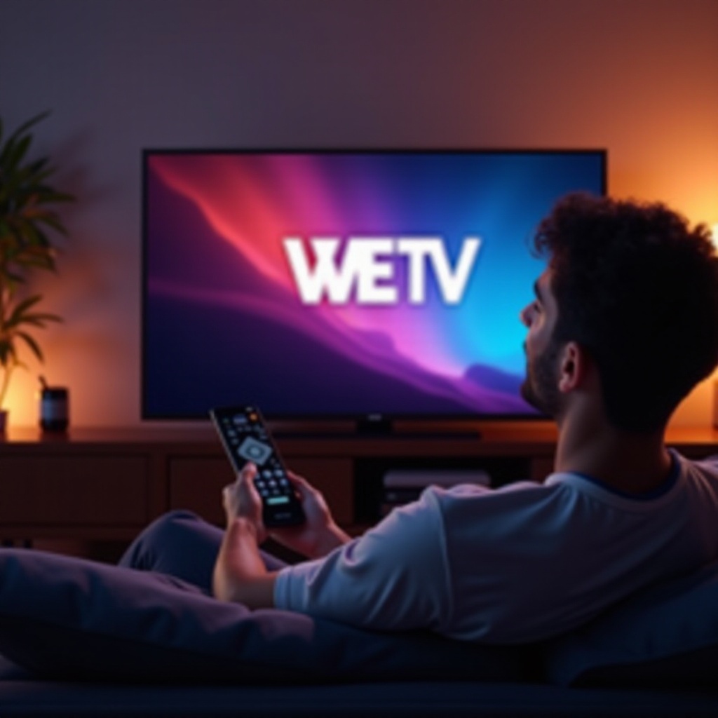 wie man WE TV auf einem Smart-TV schaut