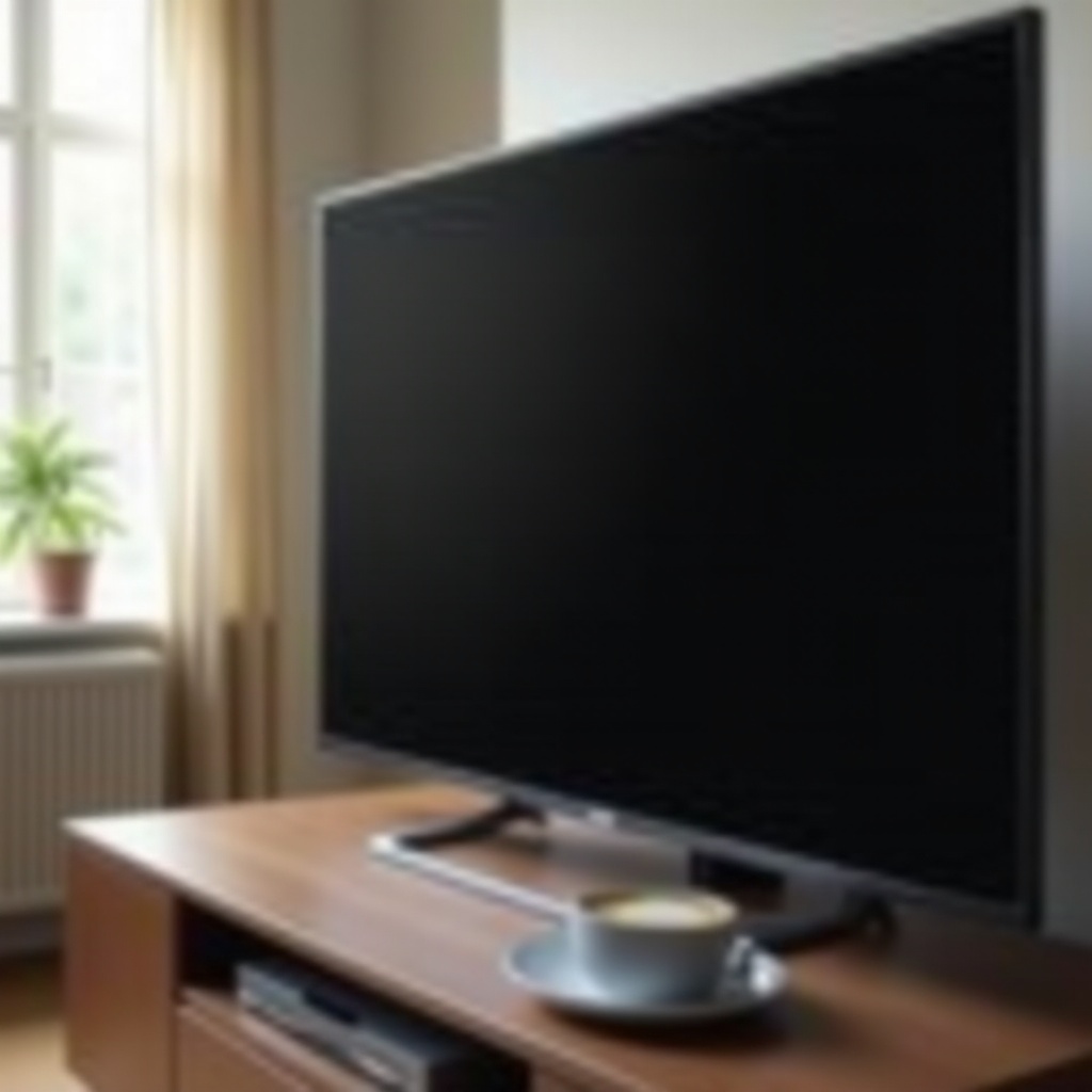 TCL‑Fernseher weißes Licht blinkt, kein Bild