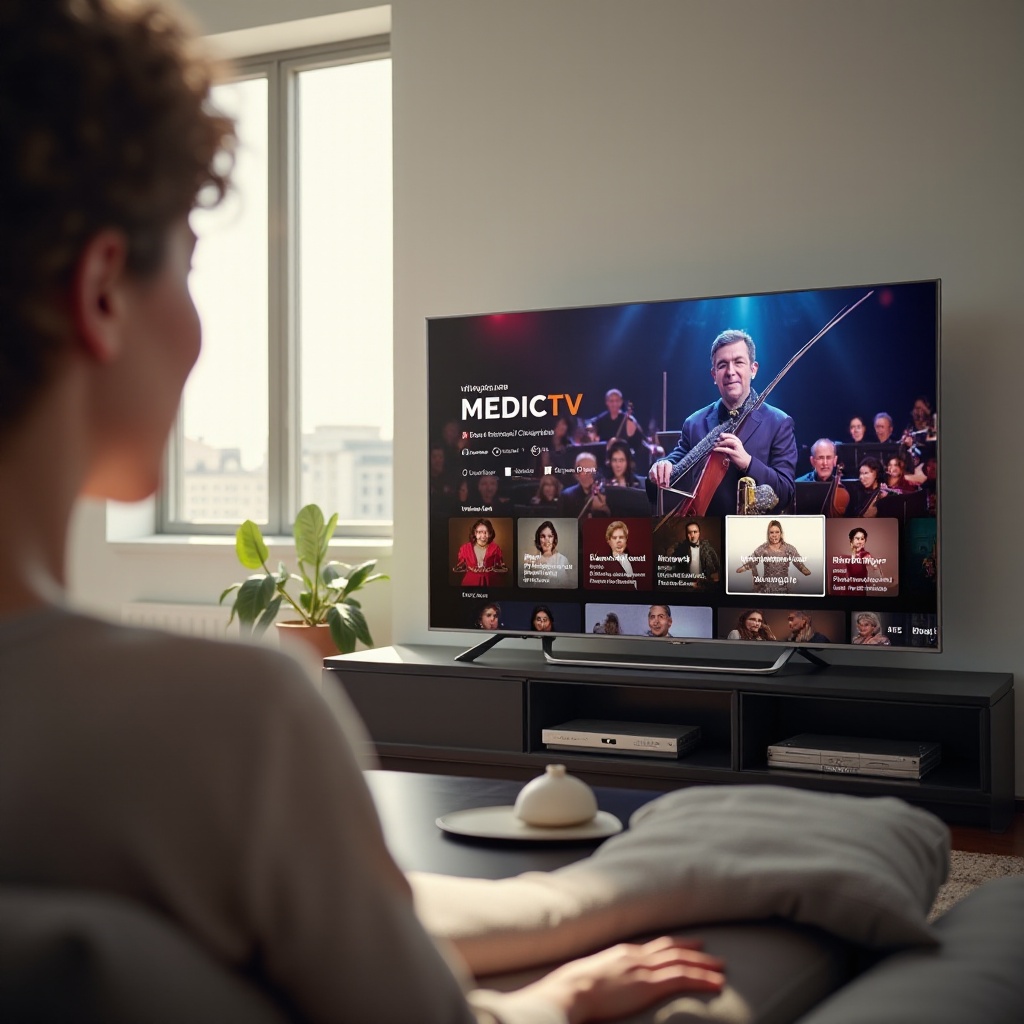 jak sledovat medici tv na chytré televizi