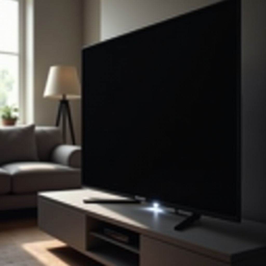 Telewizor TCL, białe światło miga, brak obrazu