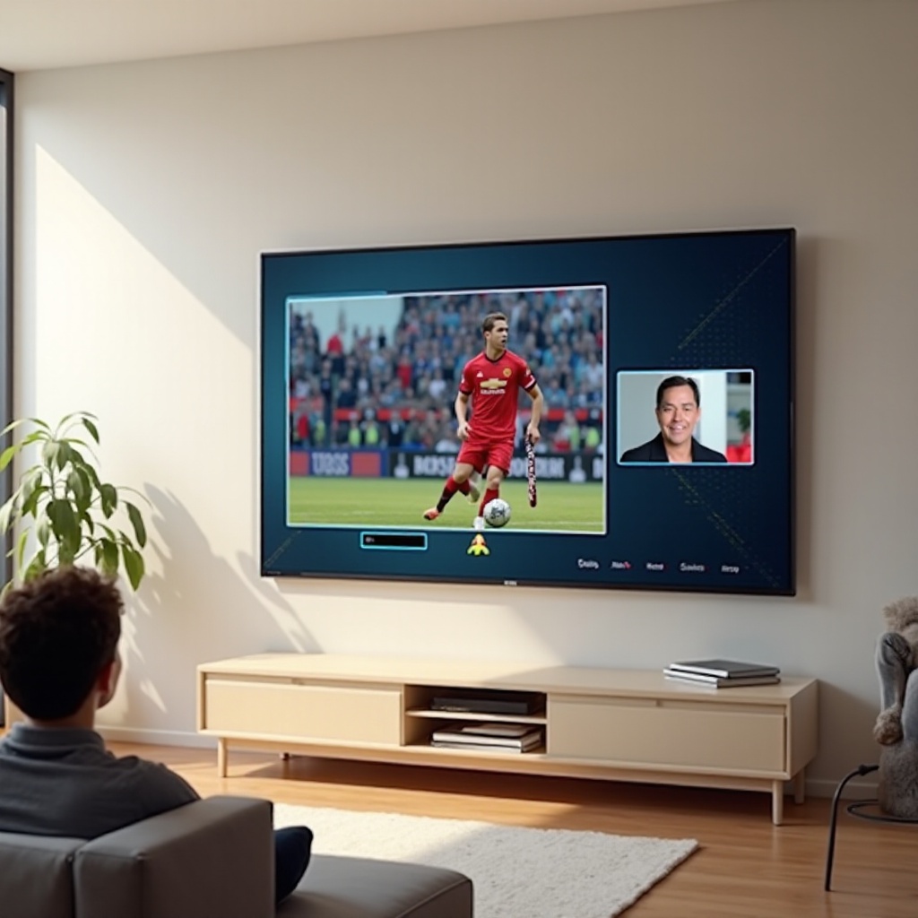 Vizio TV obraz v obraze