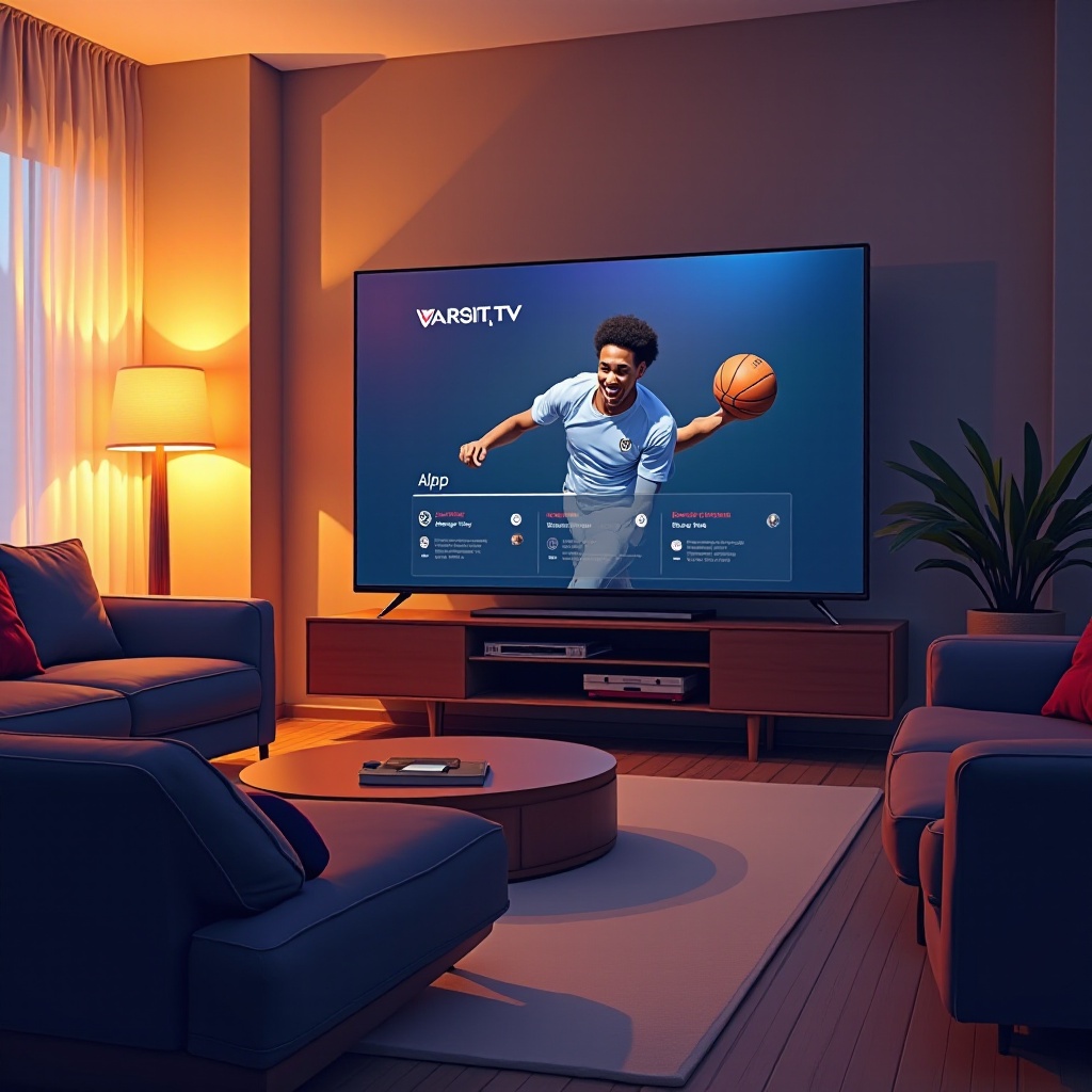 jak sledovat Varsity TV na chytré televizi