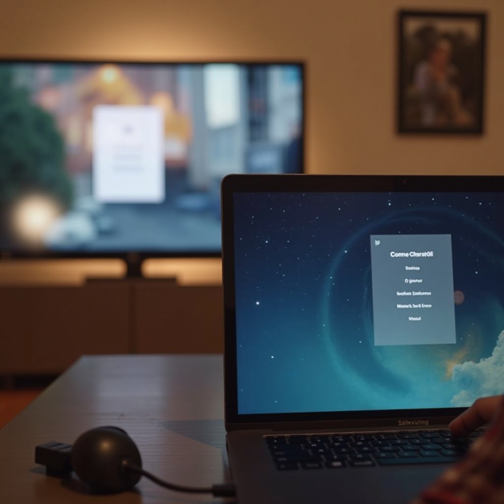 jak sledovat notebook na Samsung Smart TV