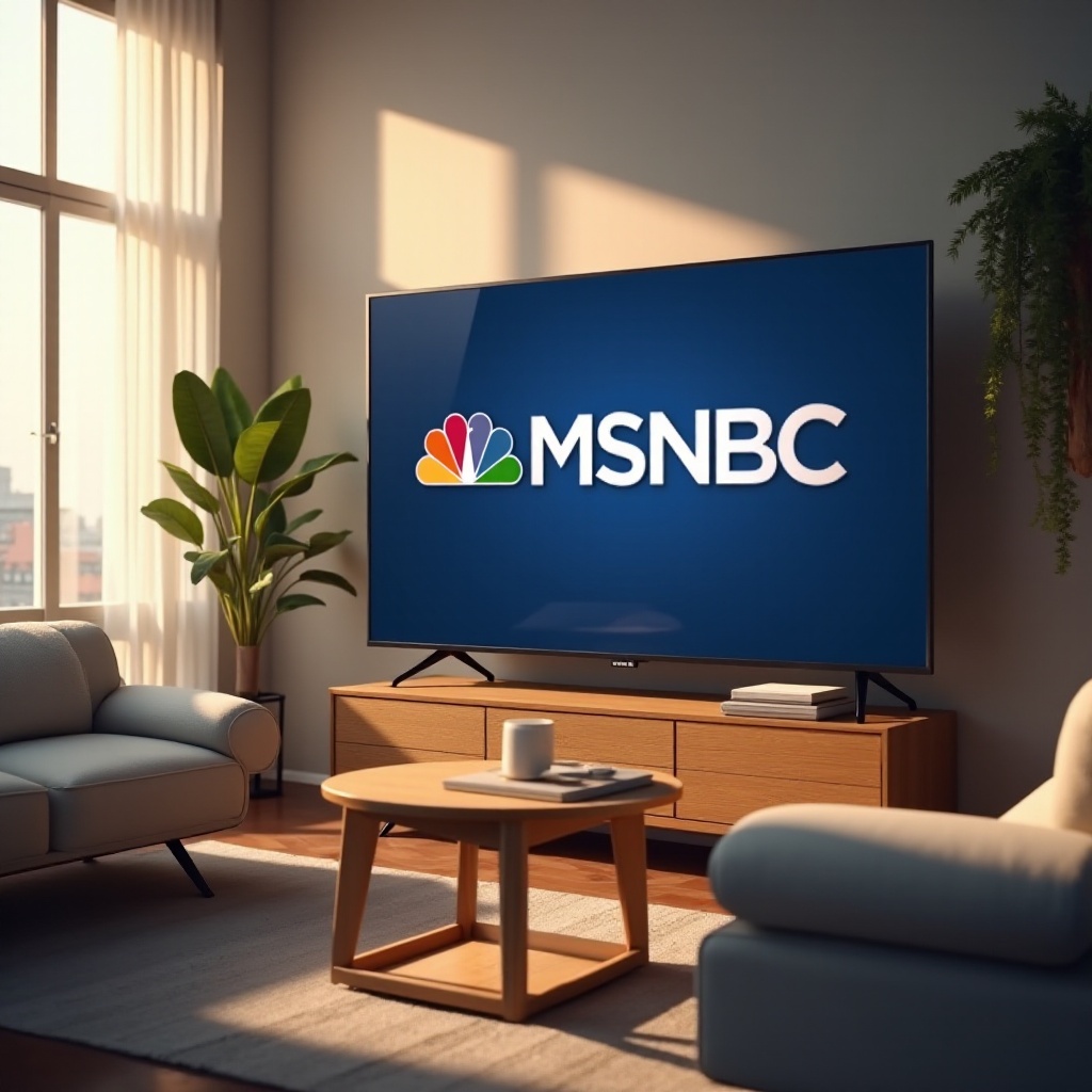 jak sledovat MSNBC na chytré televizi