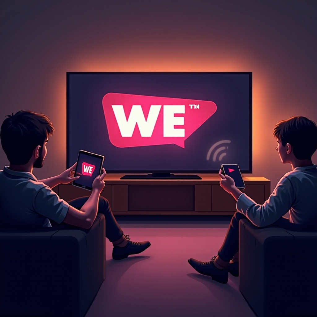 wie man WE TV auf einem Smart-TV schaut
