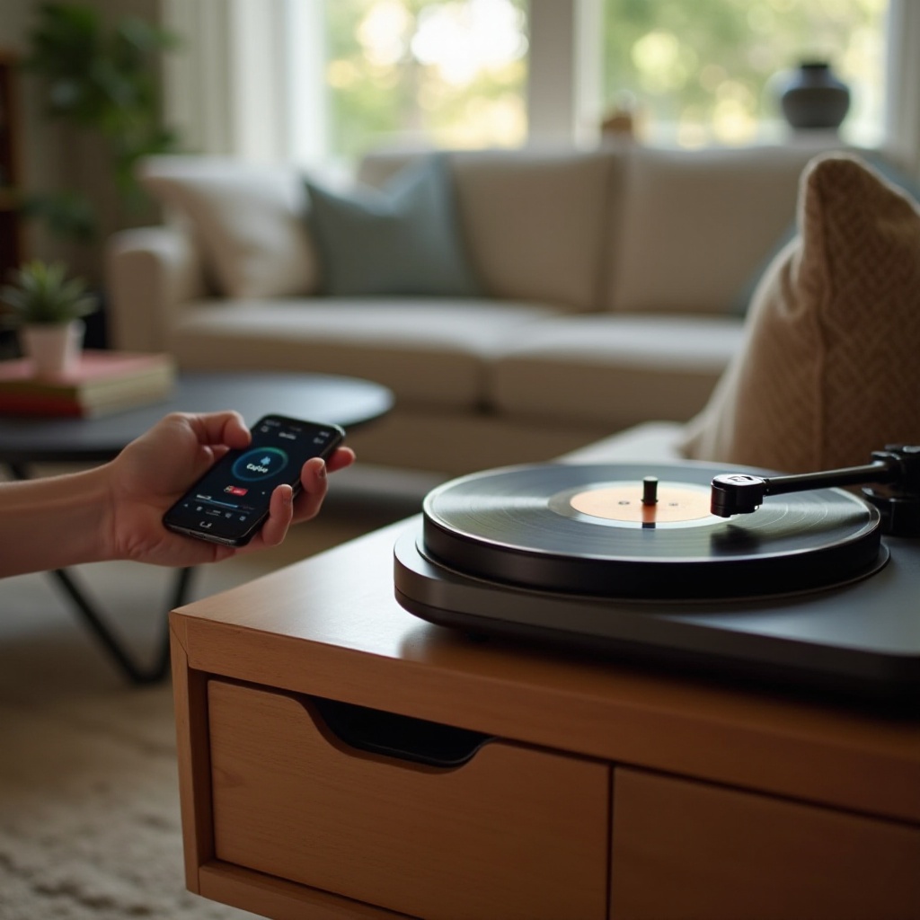 Bluetooth připojení gramofonu Victrola vypadává