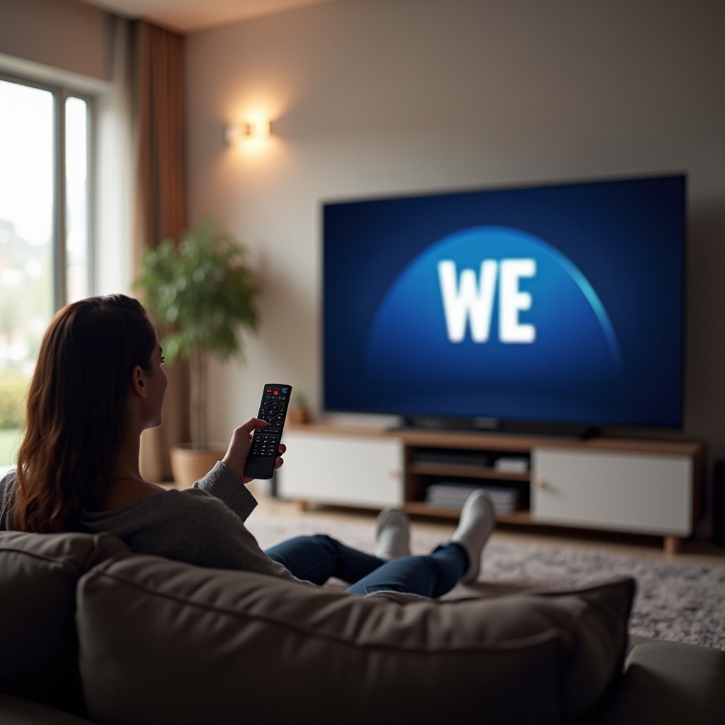 kako da gledam WE TV na smart TV