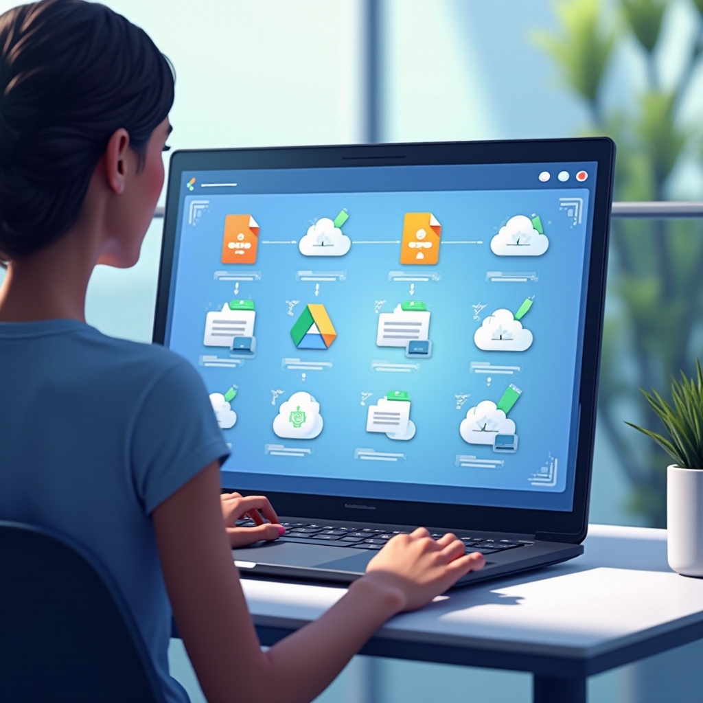 Impossibile spostare i file a causa dei diritti dell'amministratore sul Chromebook.