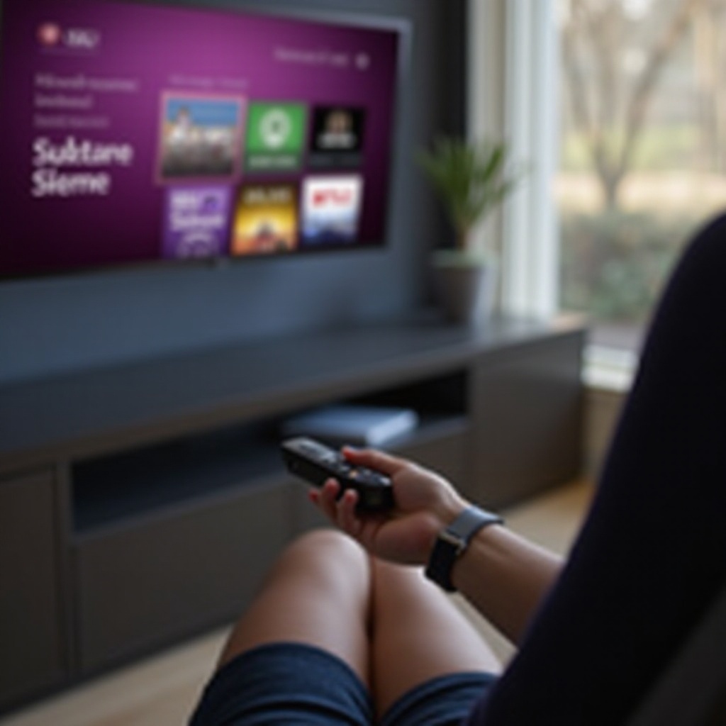 jak sledovat roku na LG Smart TV