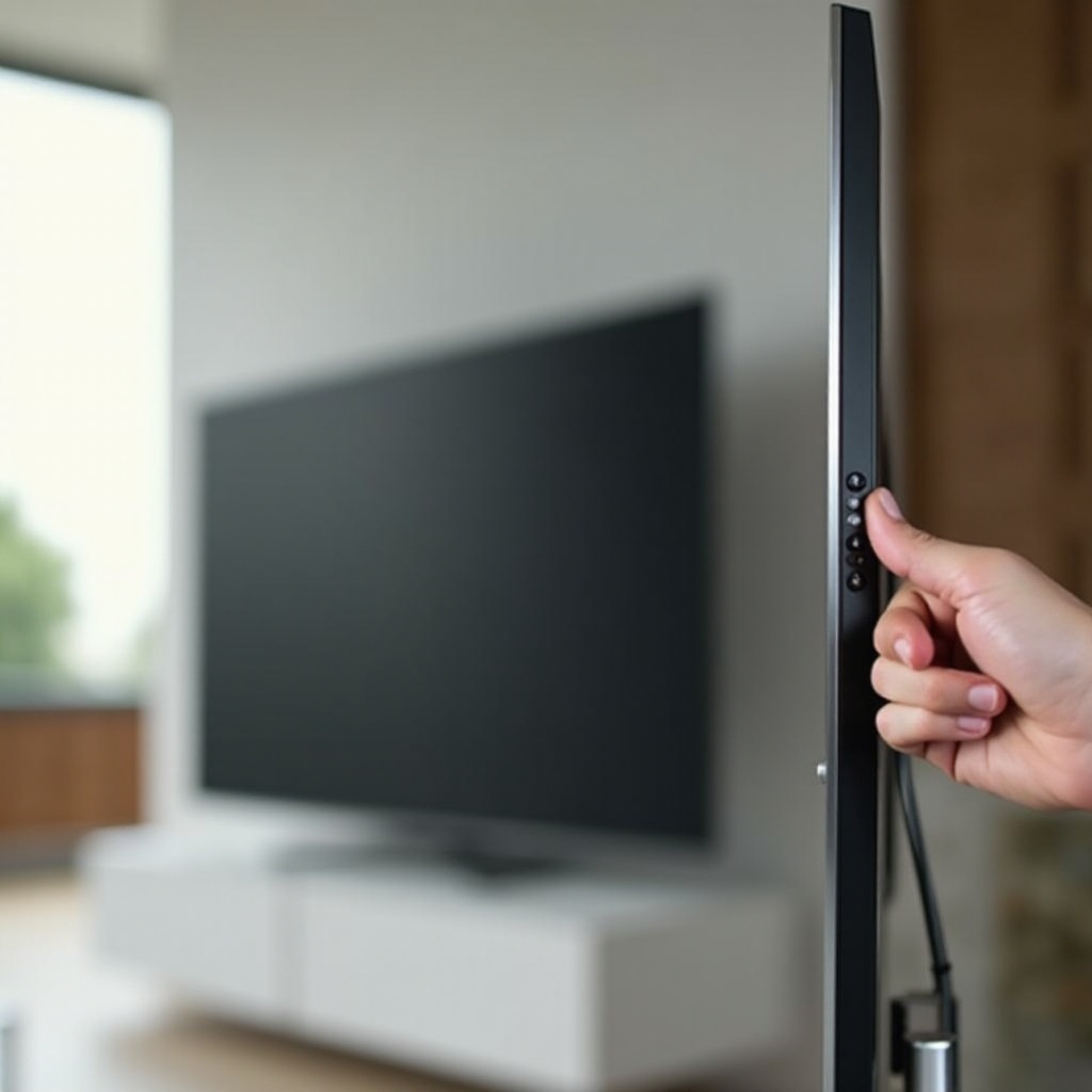 Wo ist die Lautstärketaste am Vizio-Fernseher?