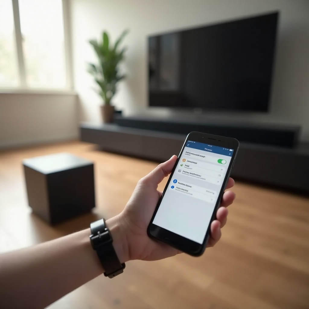 Vizio-Subwoofer mit Handy koppeln