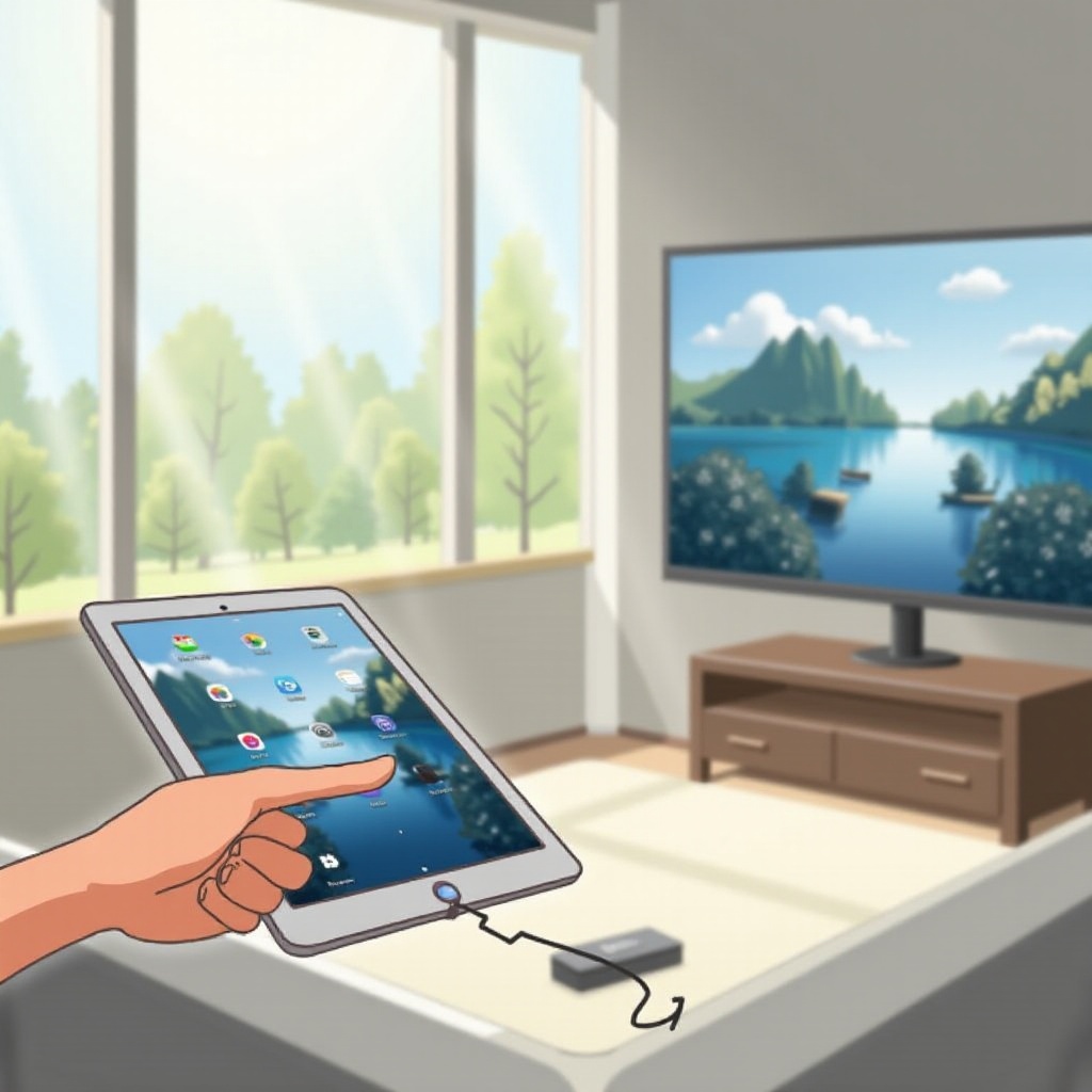 wie man iPad auf LG Smart TV schaut