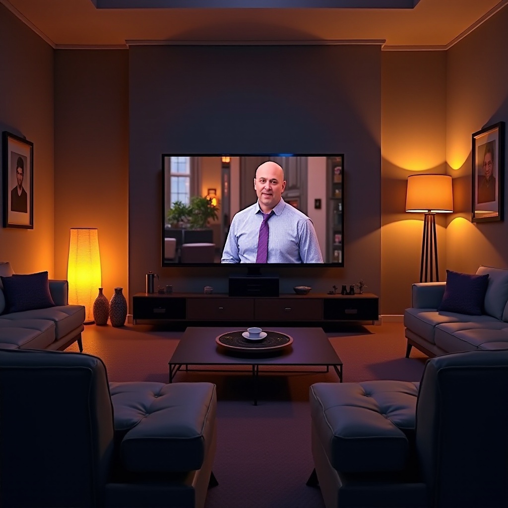 wie man Ted Lasso auf einem Smart-TV schaut