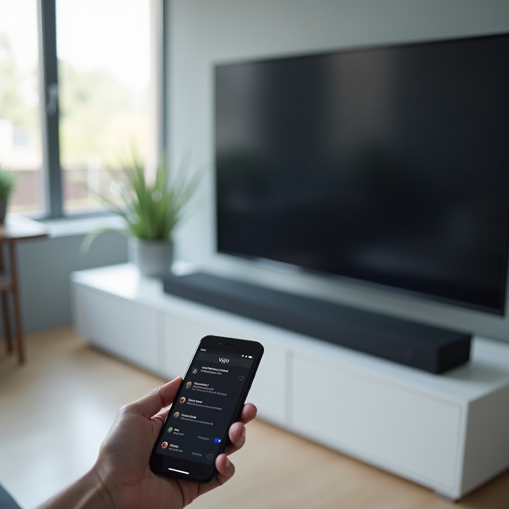 párování subwooferu Vizio s telefonem