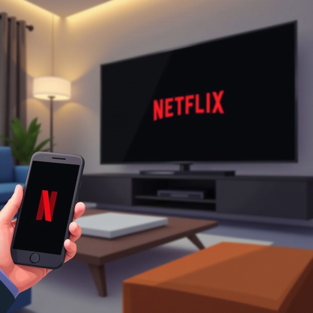 jak sledovat Netflix na chytré TV z telefonu