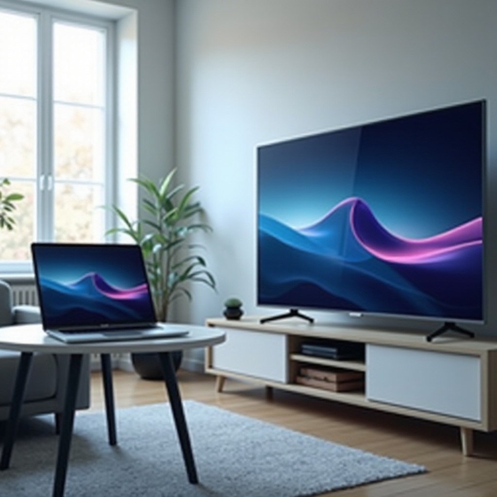 jak oglądać laptopa na telewizorze Samsung Smart TV