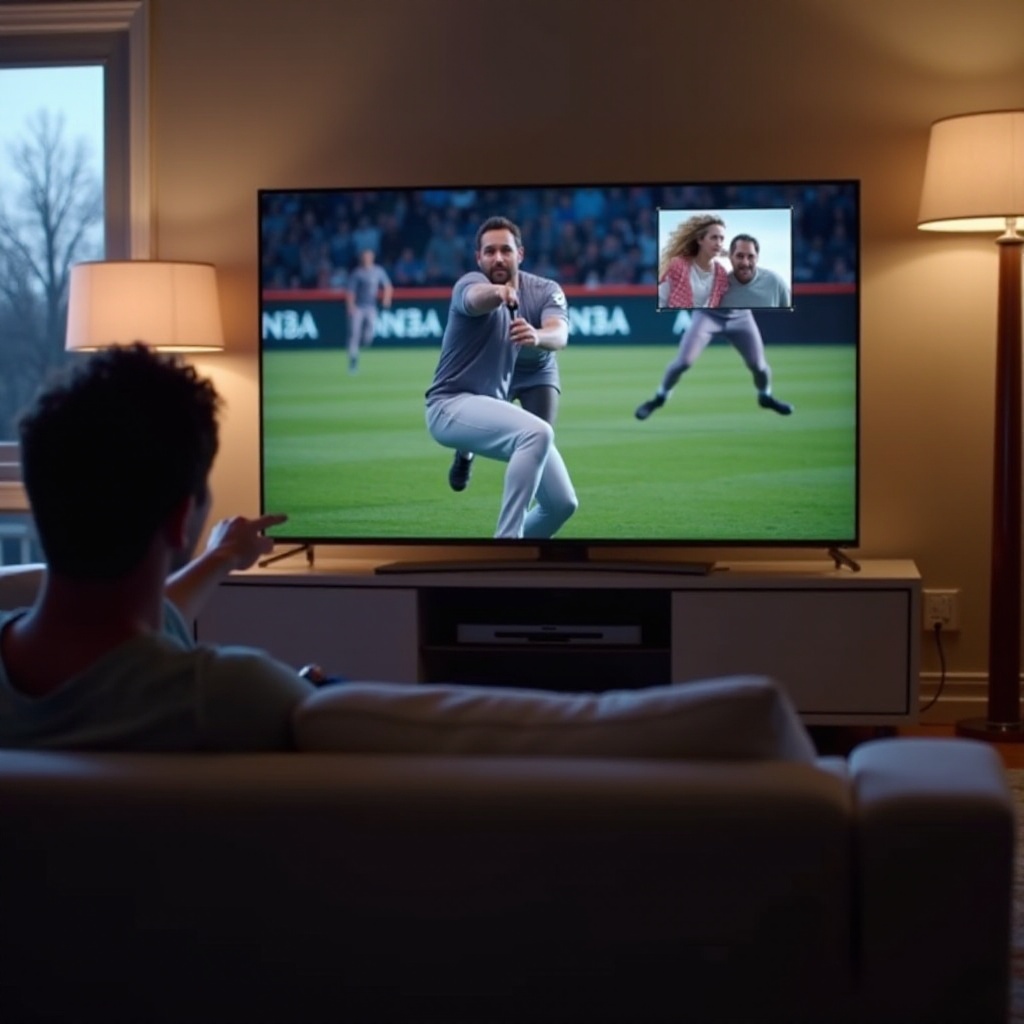 Vizio TV obraz w obrazie