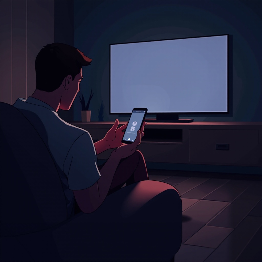 wie man vom iPhone auf einem Smart-TV ansieht